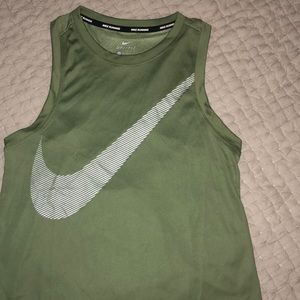 Green Nike women’s tank top